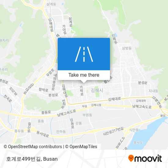 호계로499번길 map