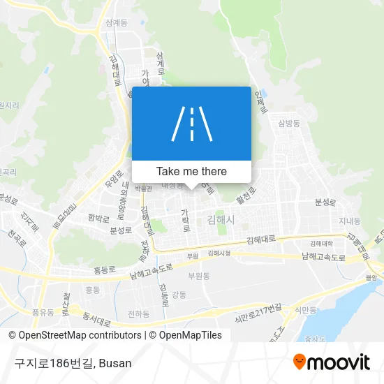 구지로186번길 map