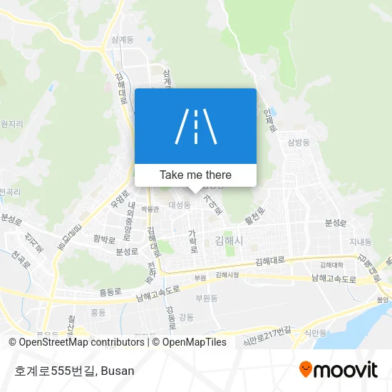 호계로555번길 map