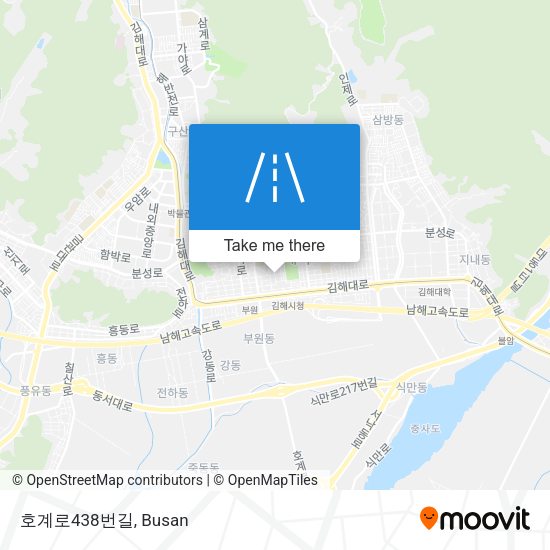 호계로438번길 map