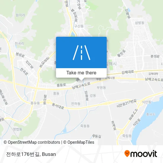 전하로176번길 map