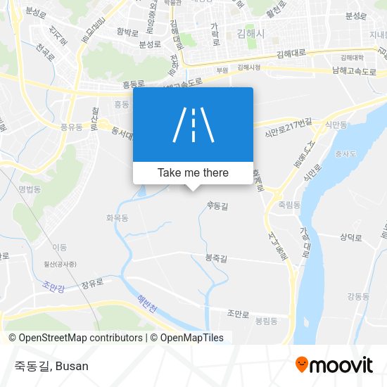죽동길 map