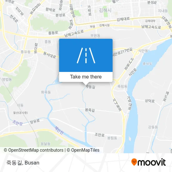 죽동길 map
