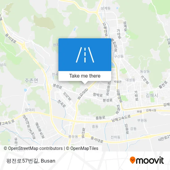 평전로57번길 map