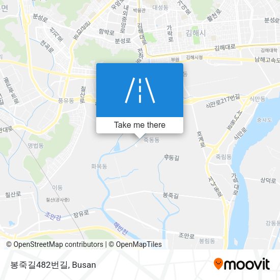 봉죽길482번길 map