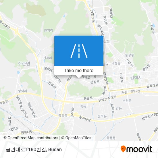 금관대로1180번길 map