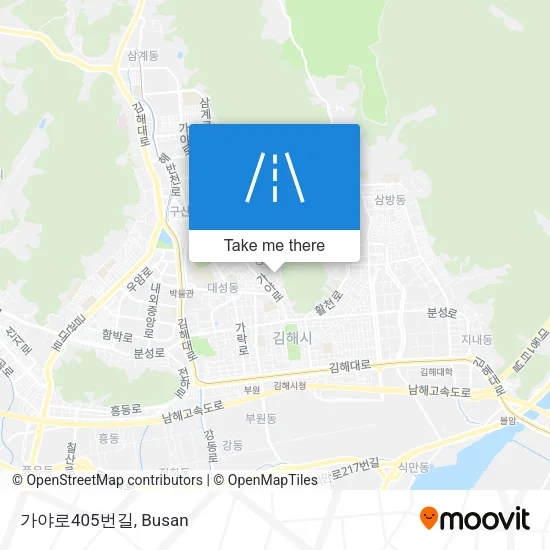 가야로405번길 map