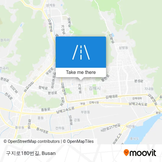 구지로180번길 map