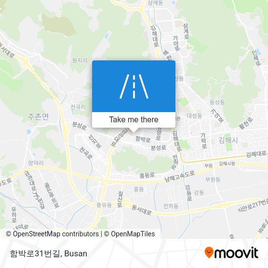 함박로31번길 map