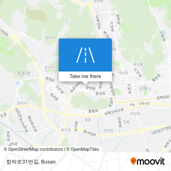 함박로31번길 map