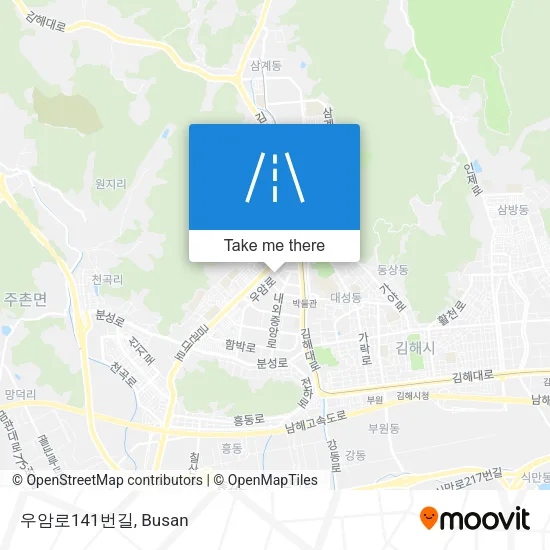 우암로141번길 map
