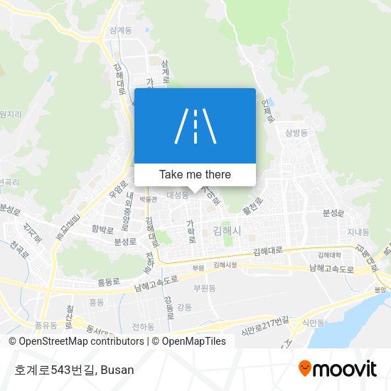 호계로543번길 map