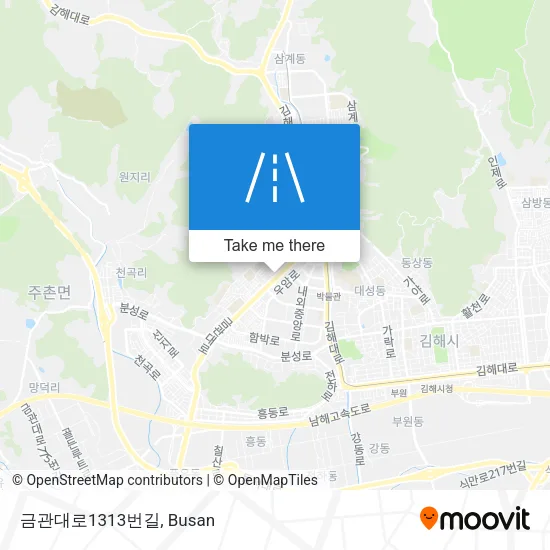 금관대로1313번길 map