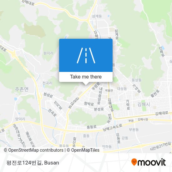 평전로124번길 map