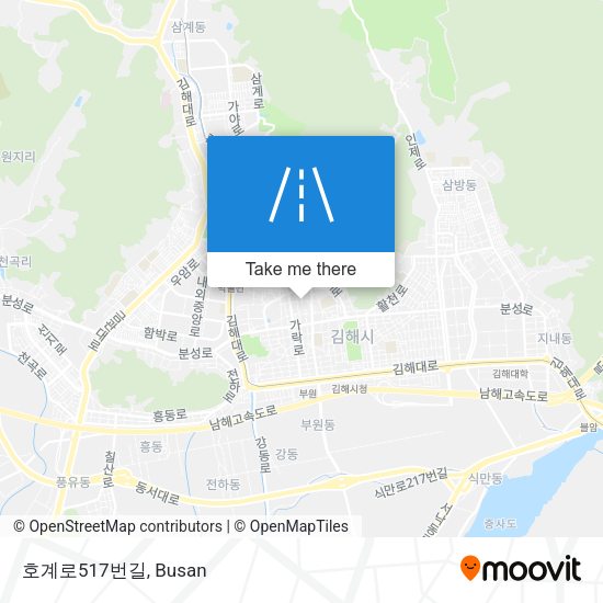 호계로517번길 map