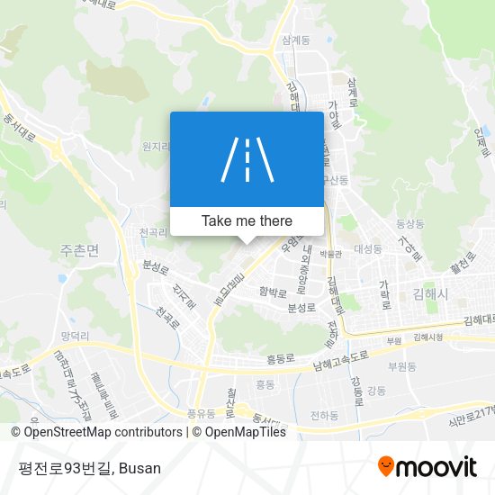 평전로93번길 map