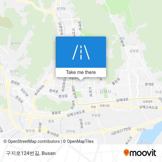 구지로124번길 map