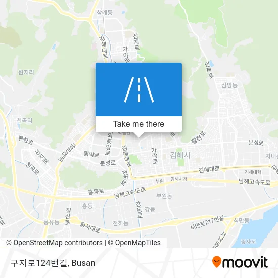구지로124번길 map