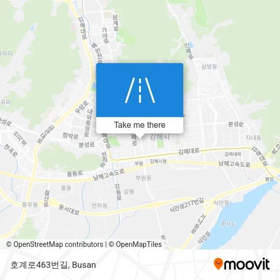 호계로463번길 map
