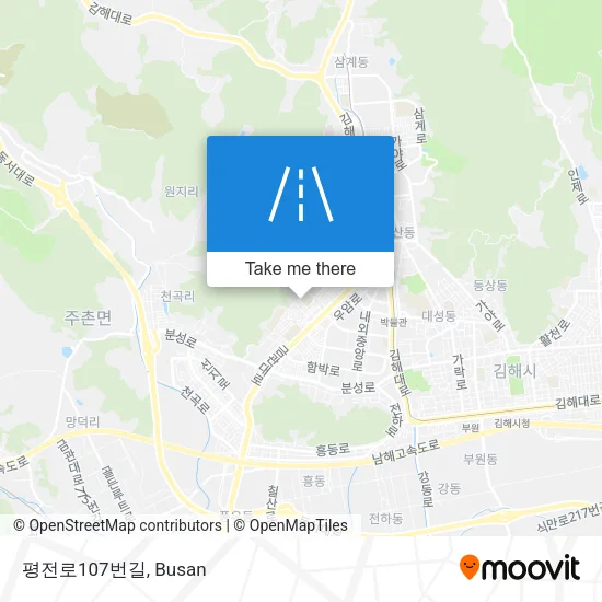 평전로107번길 map