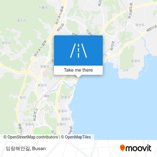 임랑해안길 map
