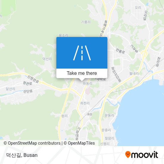 덕산길 map