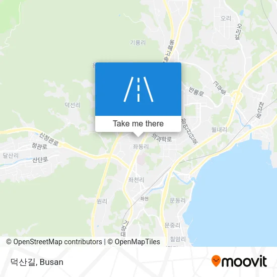 덕산길 map