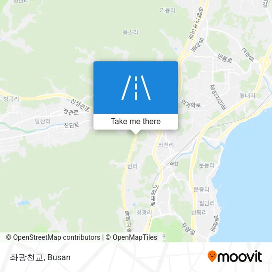 좌광천교 map