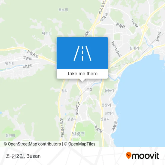 좌천2길 map