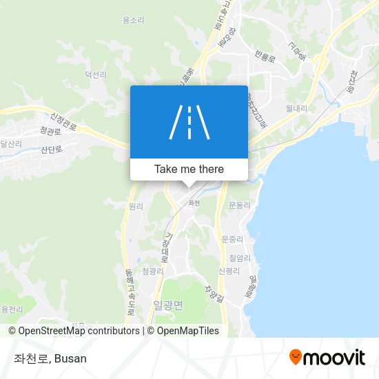 좌천로 map