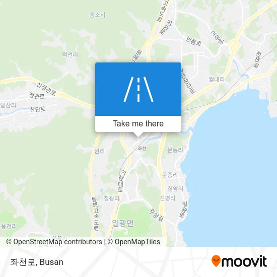 좌천로 map