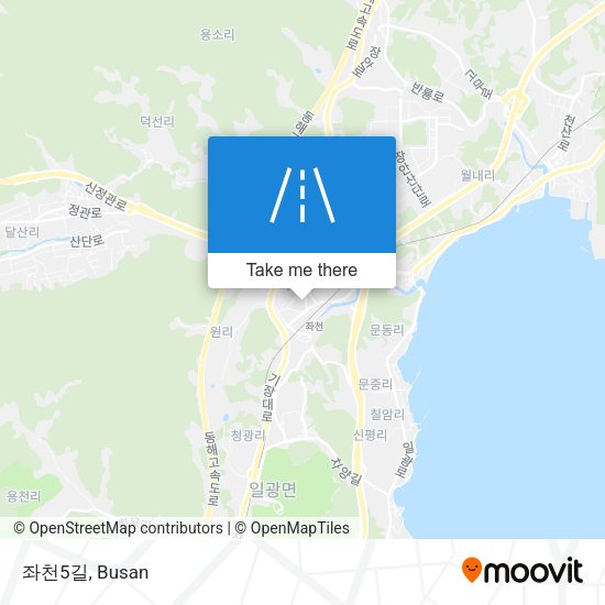 좌천5길 map