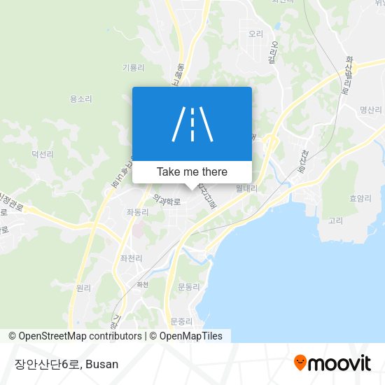 장안산단6로 map