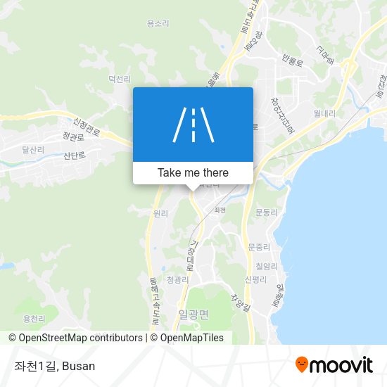 좌천1길 map