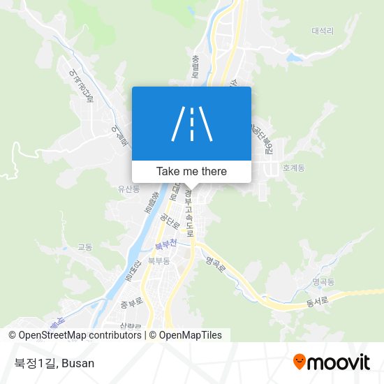 북정1길 map