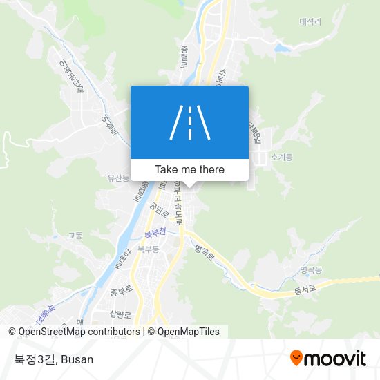 북정3길 map