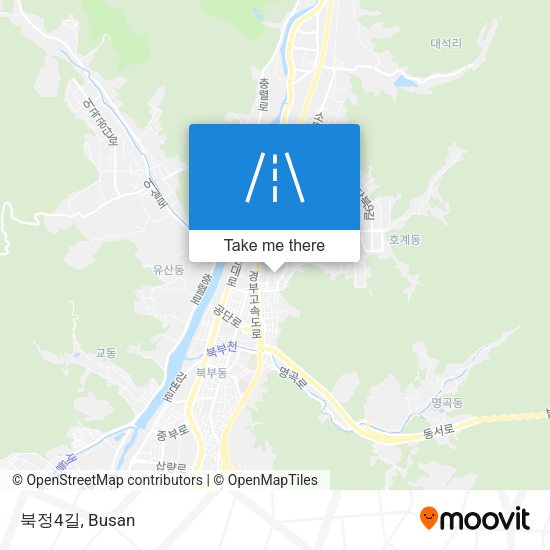 북정4길 map