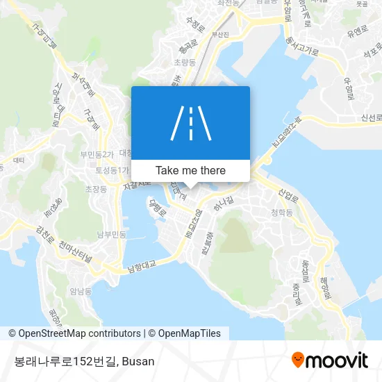 봉래나루로152번길 map