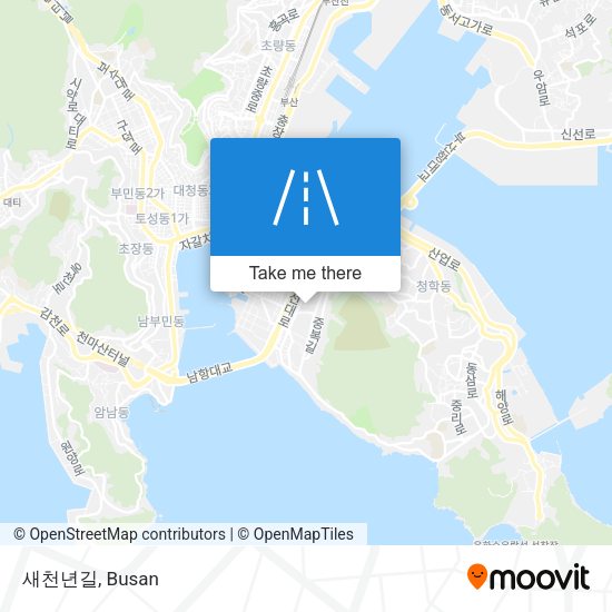 새천년길 map