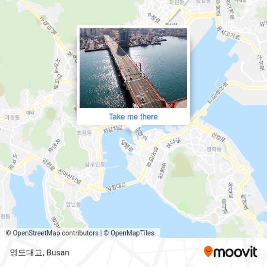 영도대교 map