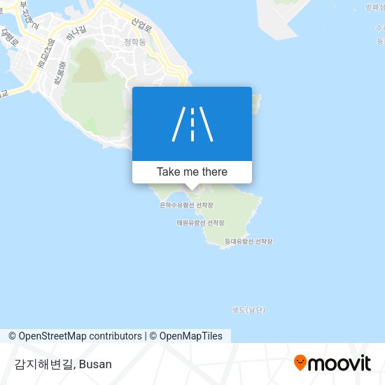 감지해변길 map