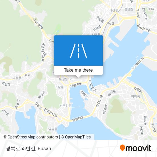광복로55번길 map