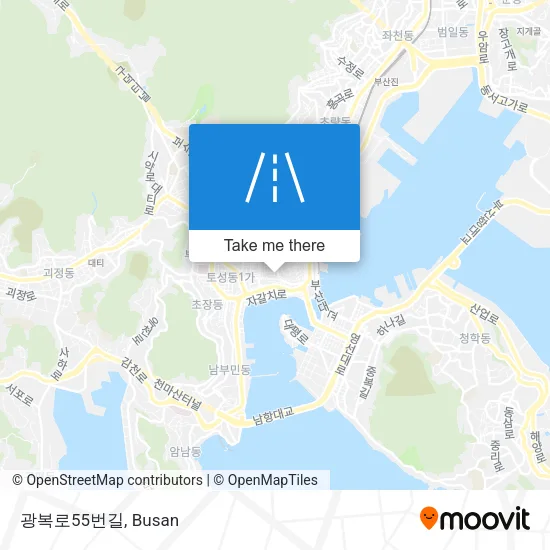 광복로55번길 map