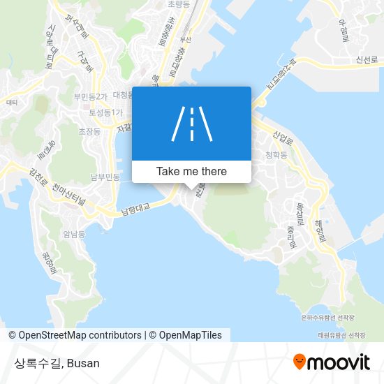 상록수길 map