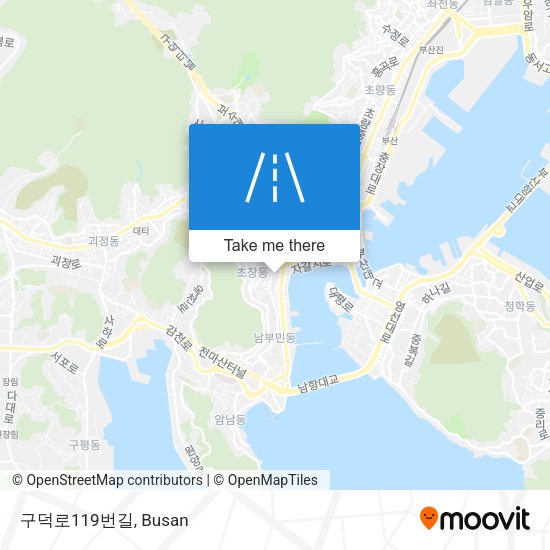 구덕로119번길 map