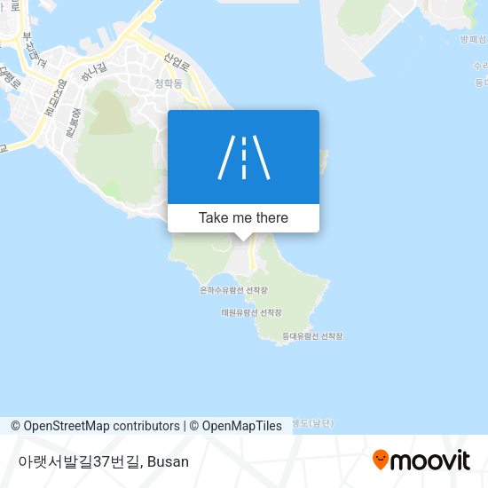 아랫서발길37번길 map
