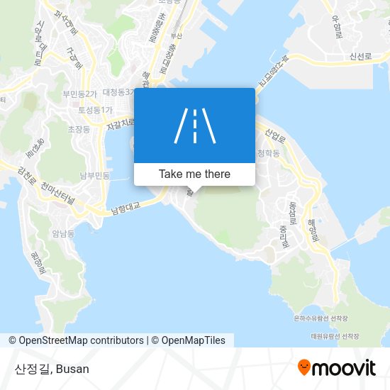 산정길 map