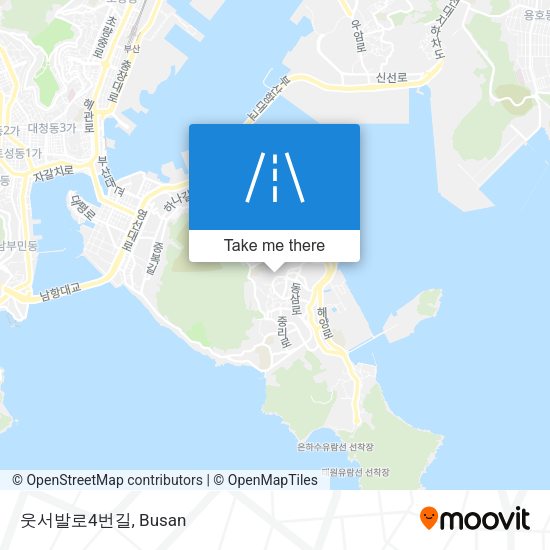 웃서발로4번길 map