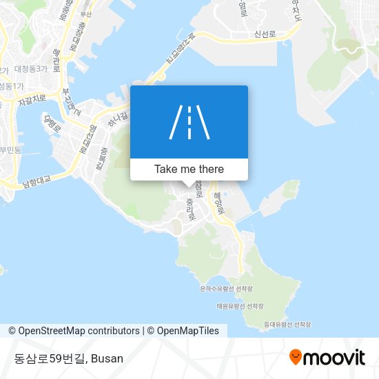 동삼로59번길 map