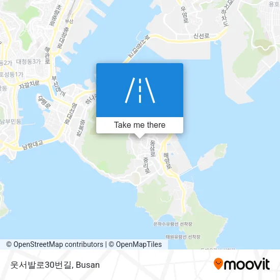 웃서발로30번길 map